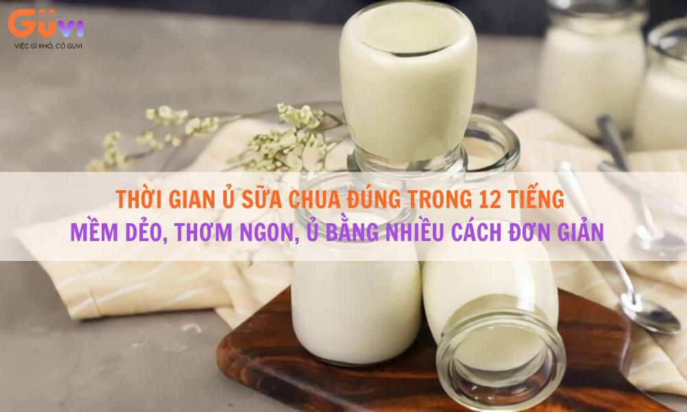 Ủ Sữa Chua Trong Bao Lâu? Thời Gian Ủ Sữa Chua Thơm Ngon, Sánh Mịn