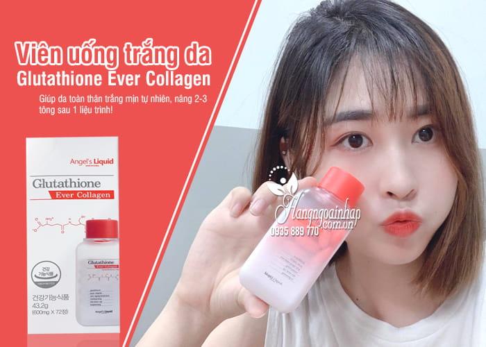 Thực phẩm chức năng Viên uống trắng da Glutathione Ever Collagen Hàn Quốc