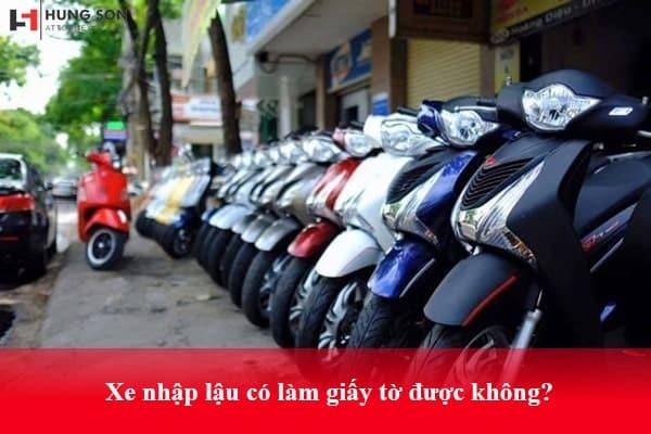 Mua bán xe lậu không giấy tờ có bị phạt không?