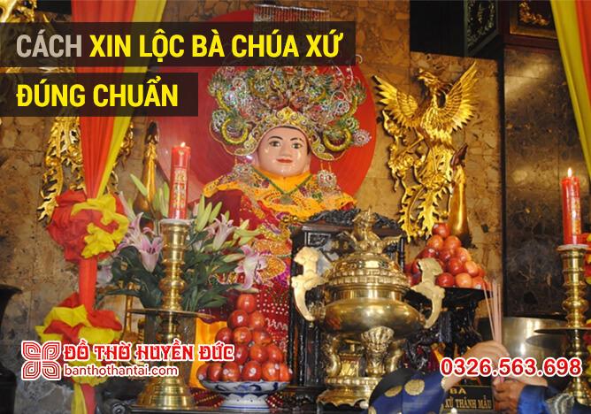 Cách xin lộc Bà Chúa Xứ đúng chuẩn ai cũng nên biết