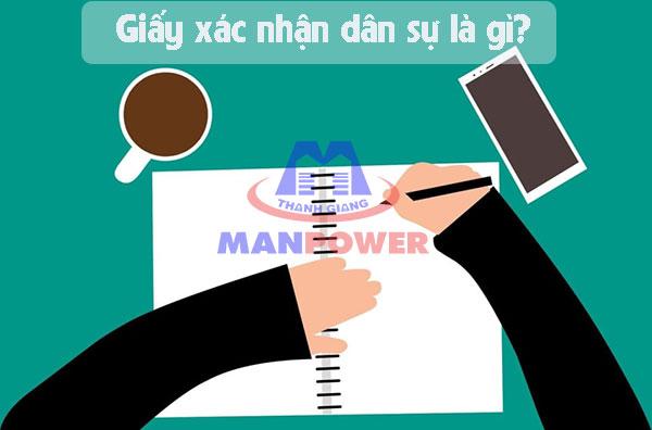 Giấy xác nhận dân sự là gì? Xin mẫu CHUẨN ở đâu?