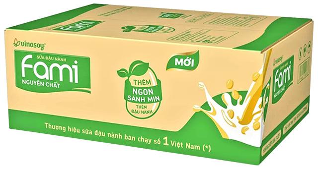 Sữa đậu nành nguyên chất Fami 200ml x 40 bịch