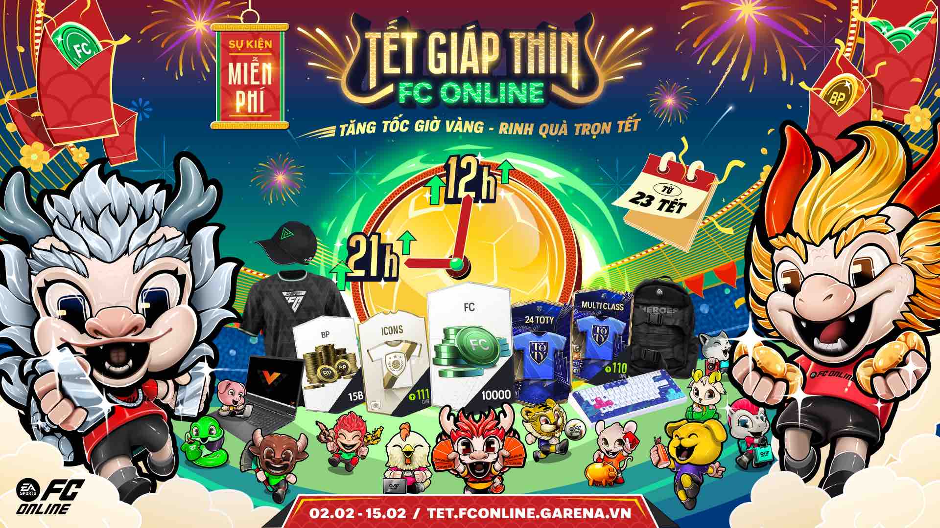 Tết Giáp Thìn FC Online