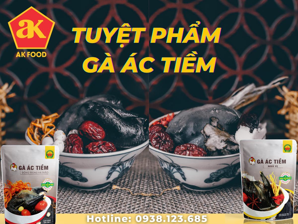 AK FOOD GÀ ÁC TIỀM THUỐC BẮC CÓ TÁC DỤNG GÌ?