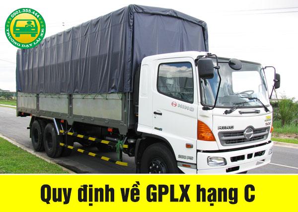 Bằng c lái được xe gì