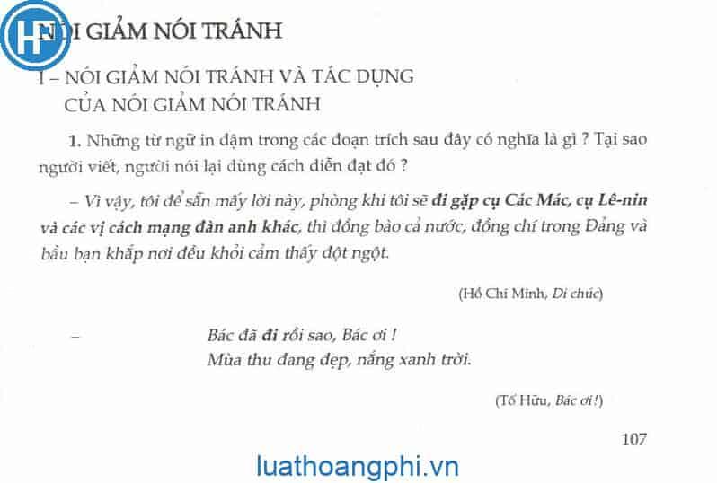 Nói giảm nói tránh là gì?