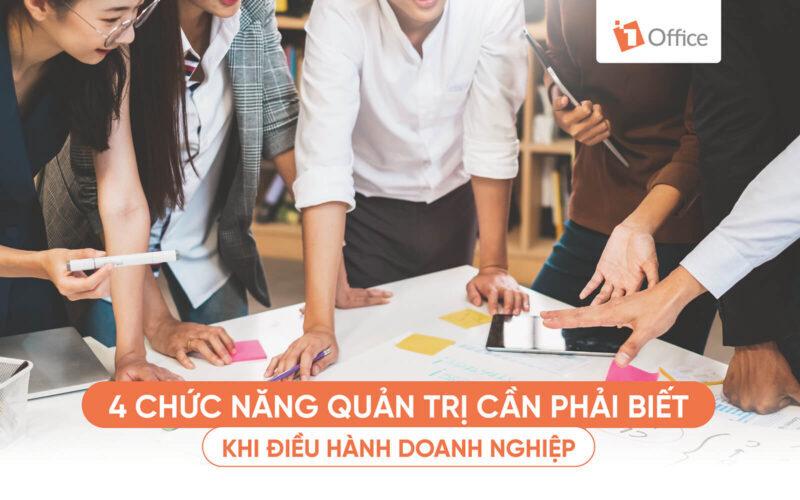 4 chức năng quản trị cần phải biết khi điều hành doanh nghiệp