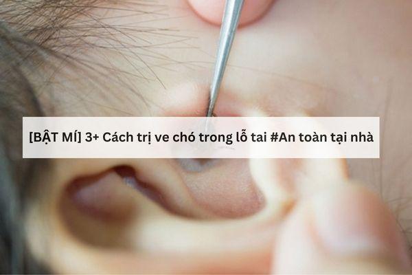 Tìm hiểu 3+ cách trị ve chó trong tai cực hiệu quả 