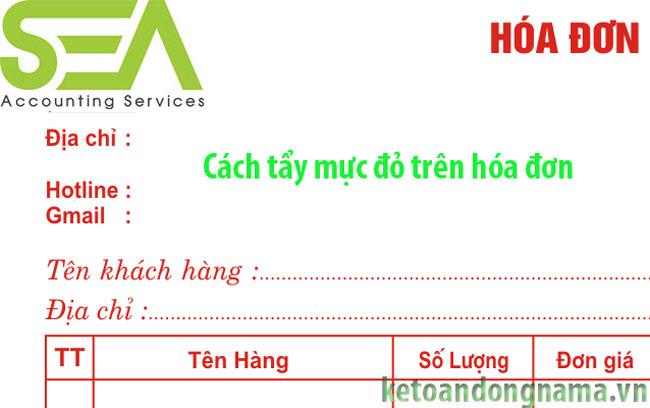 Cách tẩy mực dấu đỏ trên hóa đơn, giấy A4, ảnh thẻ