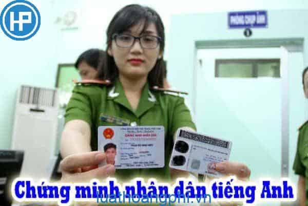 Chứng minh nhân dân tiếng Anh là gì?