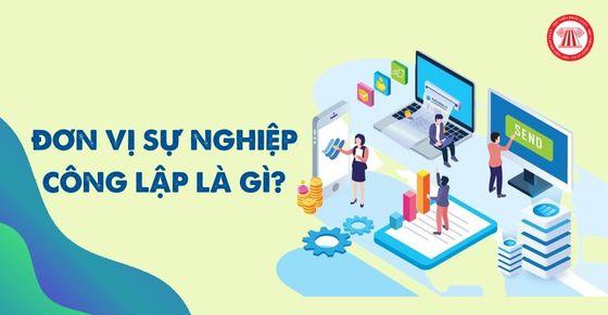 Đơn vị sự nghiệp công lập là gì?