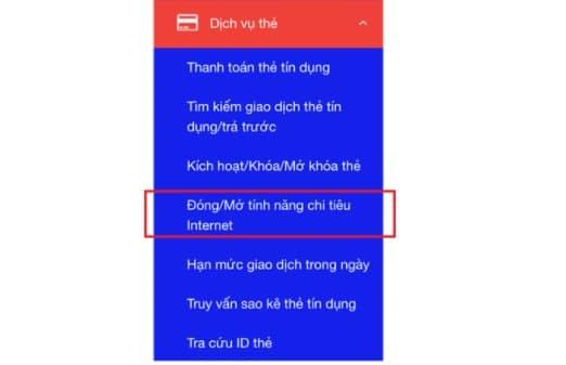 Đóng mở chi tiêu internet mb là gì