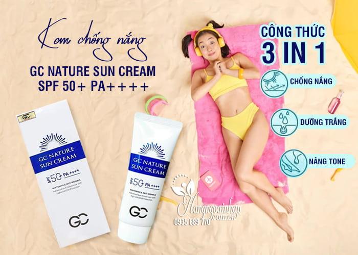 Kem chống nắng GC Nature Sun Cream SPF 50+ PA++++