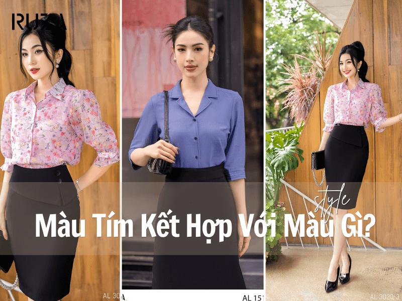 Màu tím kết hợp với màu gì để tạo nên sự quyến rũ