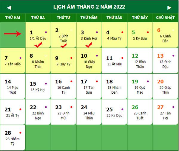 Mùng 1 Tết 2022 là ngày mấy Dương Lịch? 5 điều cần biết trong dịp Tết Nhâm Dần – Halo Travel