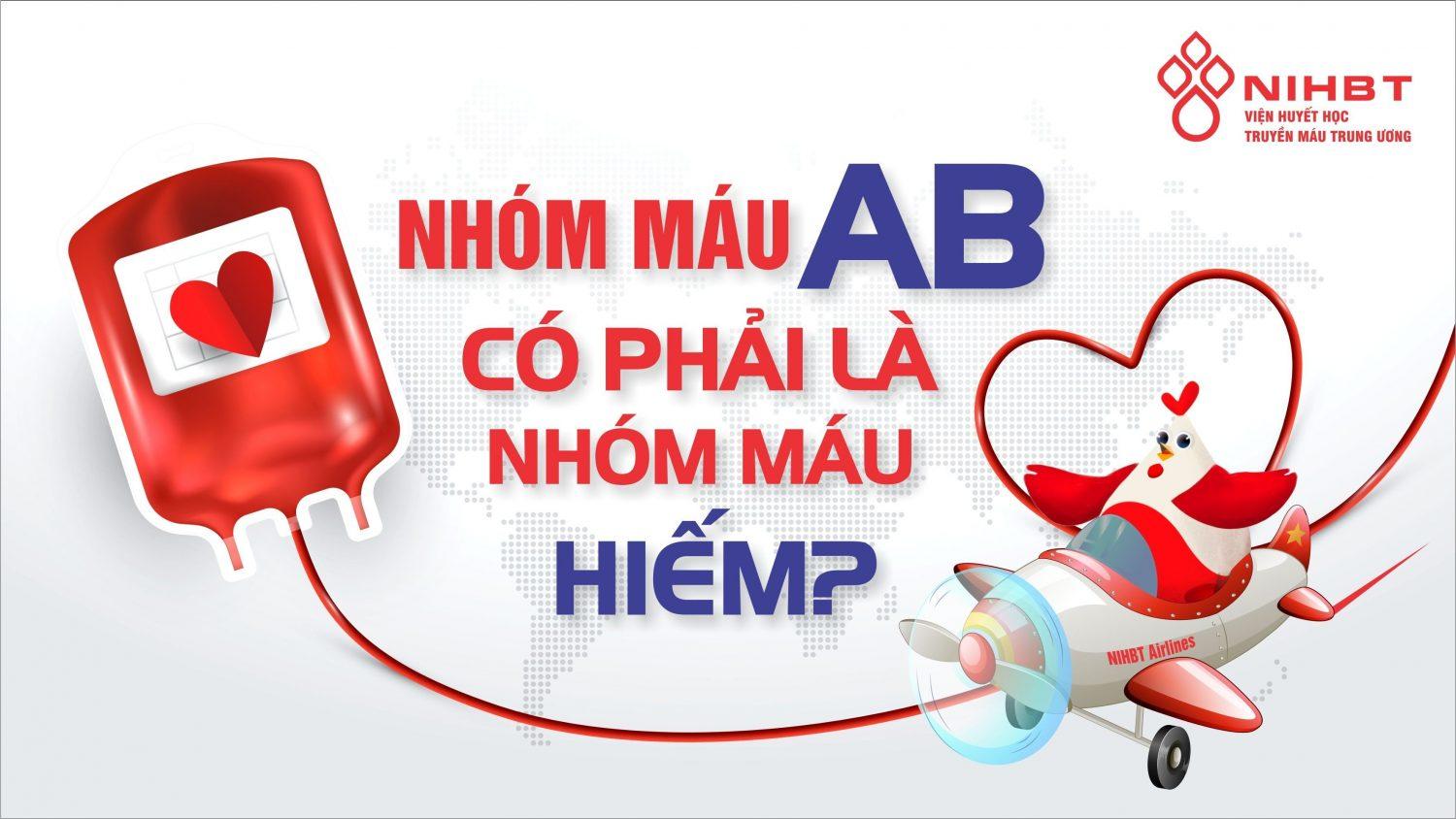 Nhóm máu AB có phải nhóm máu hiếm?