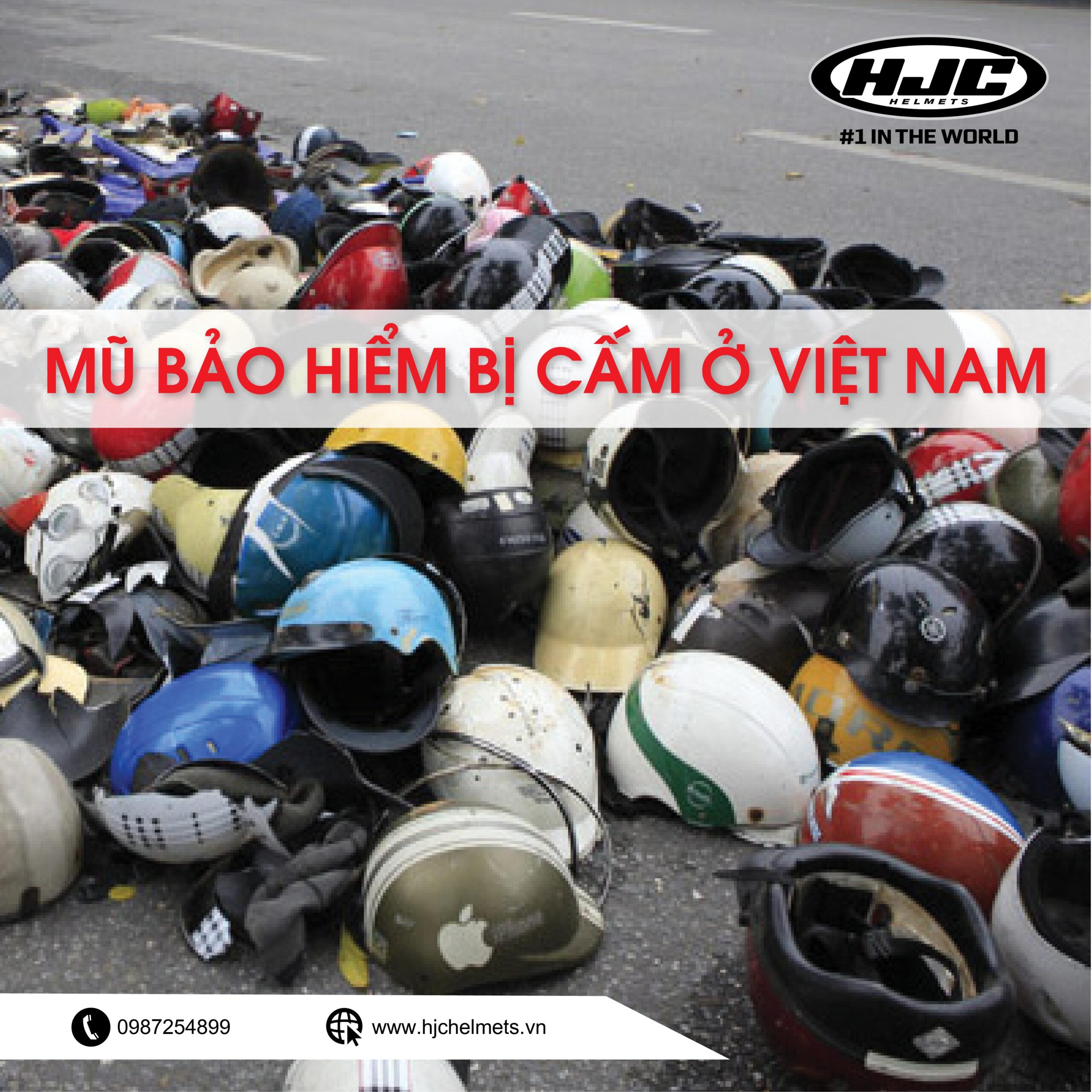 Điểm danh mũ bảo hiểm bị cấm ở Việt Nam【Cập nhật 2024】