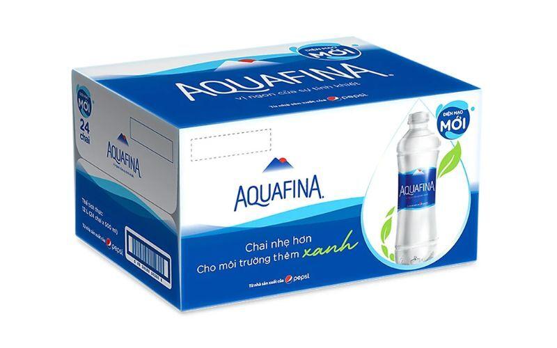 Nước khoáng thiên nhiên Aquafina thùng 24 chai x 500ml