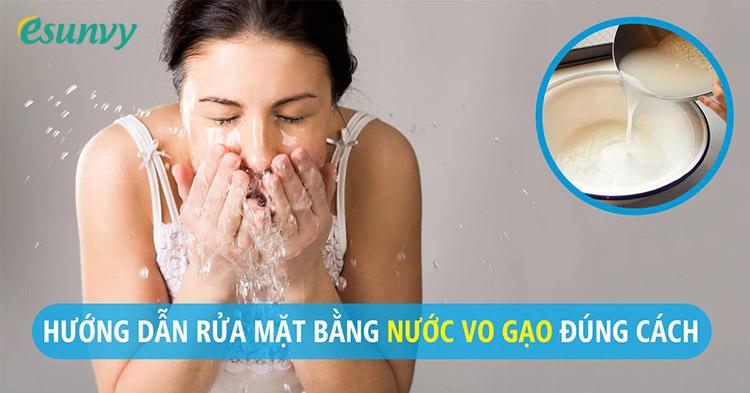 6 cách rửa mặt bằng nước vo gạo giúp da trắng sáng mịn màng