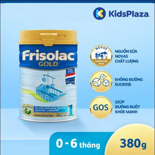 Sữa Frisolac Gold số 1 380g cho bé từ 0-6 tháng