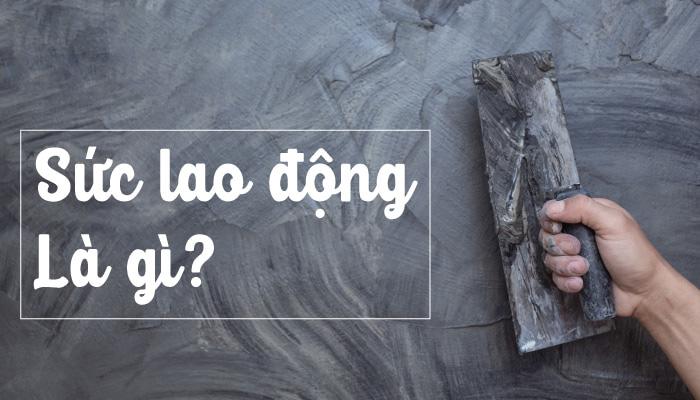 Tại sao nói hàng hóa sức lao động là hàng hóa đặc biệt