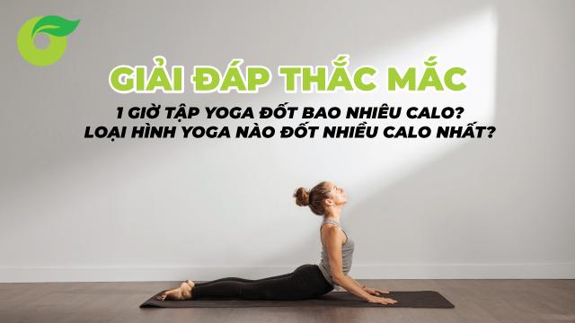 1 giờ tập yoga đốt bao nhiêu calo? Loại hình yoga nào đốt nhiều calo nhất?