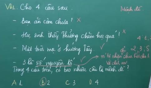 Mệnh đề là gì? Mệnh đề chứa biến là gì? – Môn Toán – Lớp 10