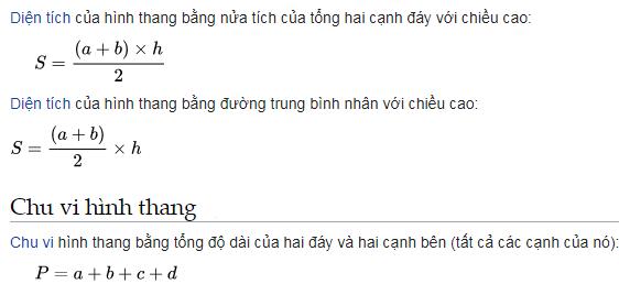 Hình Thang là gì ? Tính chất hình thang vuồn, hình thang cân