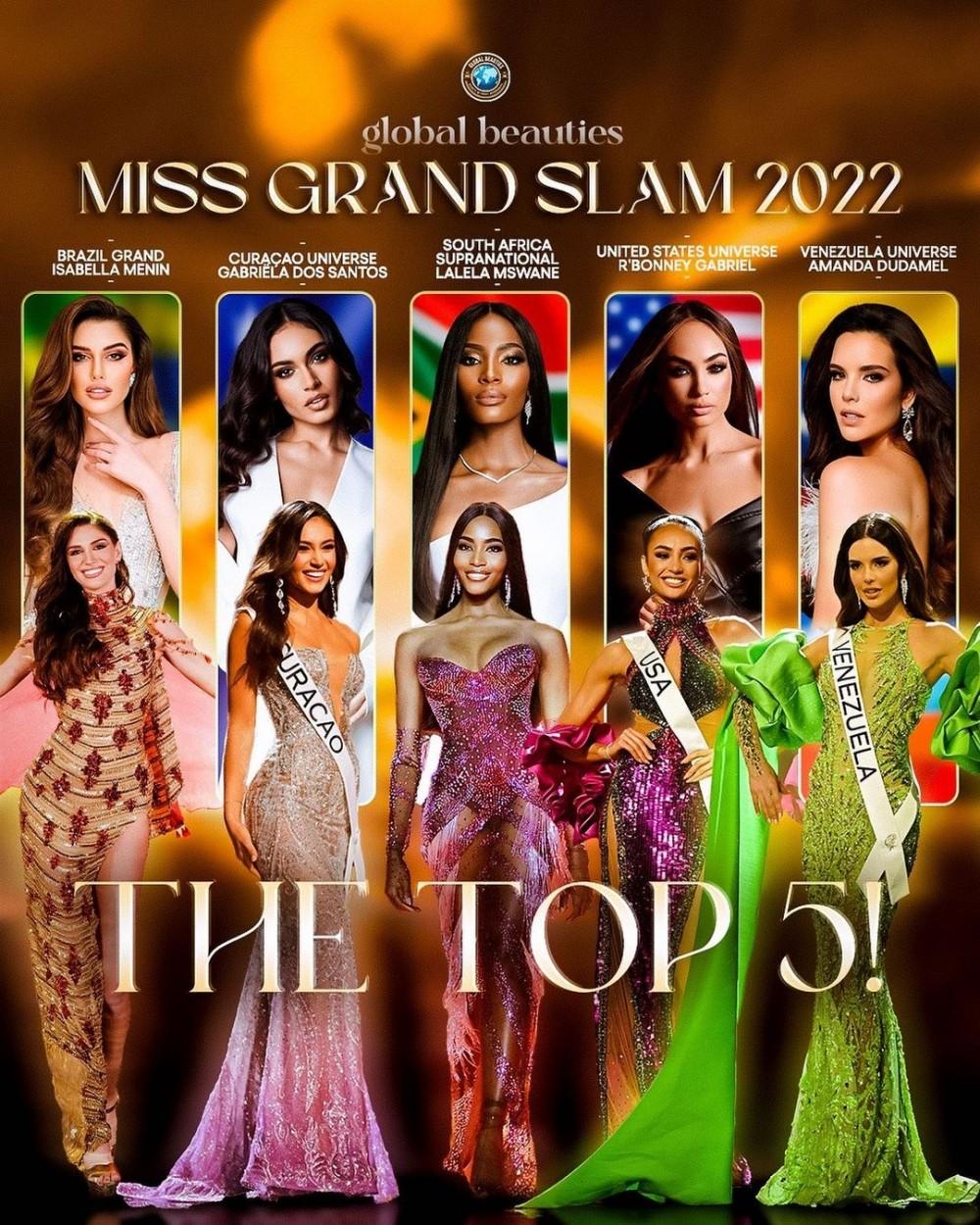 Top 5 Miss Grand Slam 2022 có một người đẹp 2 năm liền đều lọt vào danh sách