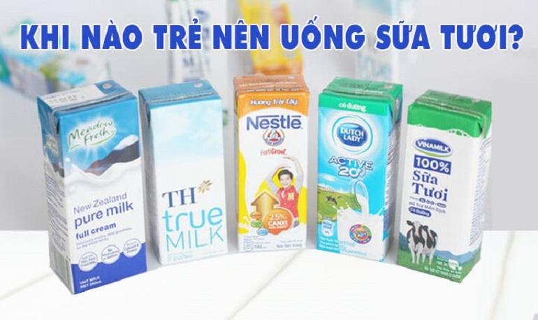 Các loại sữa tươi cho bé 1 tuổi giúp bé tăng cân và chiều cao tối ưu