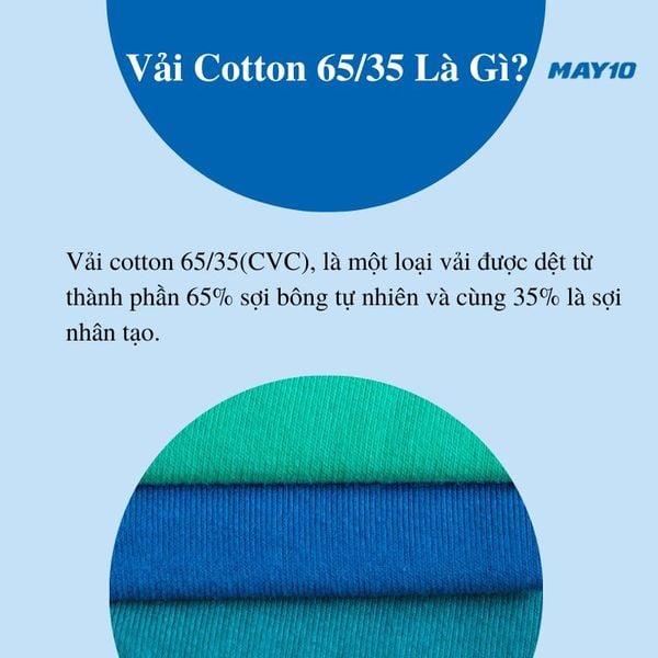 Vải cotton 65/35 là gì? A-Z thông tin về vải cotton 65/35