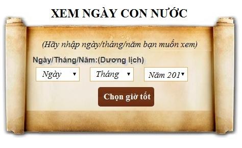 Ngày con nước lên là ngày gì và giờ nước lên nước xuống trong ngày?