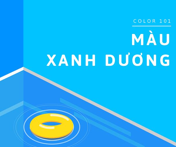 Ý nghĩa của màu xanh dương trong thiết kế đồ họa