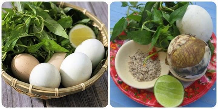 Ăn trứng vịt lộn có tác dụng gì?