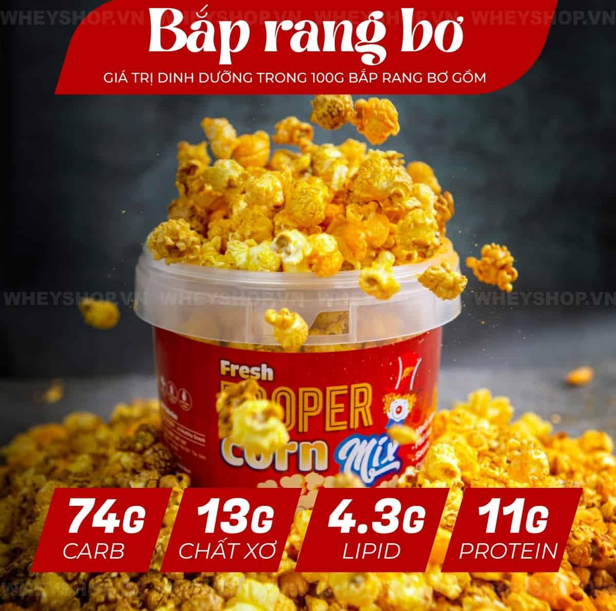 Bắp rang bơ bao nhiêu calo? 9 Cách làm bắp rang bơ giảm cân hiệu quả