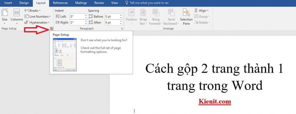 Chi tiết cách gộp 2 trang thành 1 trang trong Word để in ấn tài liệu