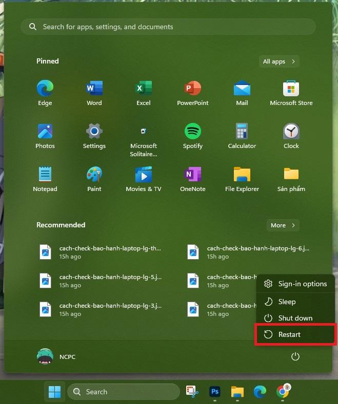 Top 6 cách khởi động lại máy tính Windows đơn giản nhất