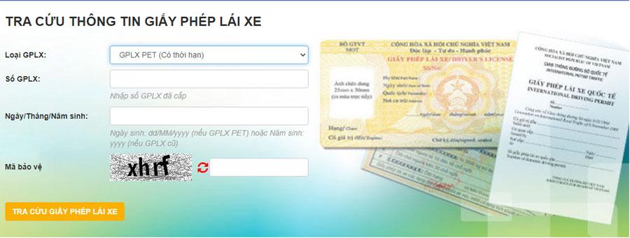 Cách tra cứu giấy phép lái xe thật giả