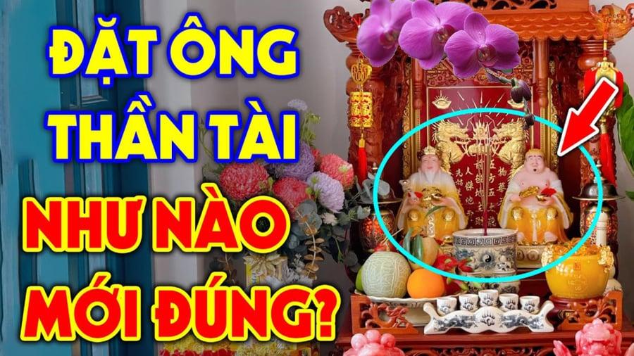 Đặt ông Thần Tài bên trái hay bên phải mới hút tài lộc: Tưởng dễ nhưng nhiều nhà làm sai