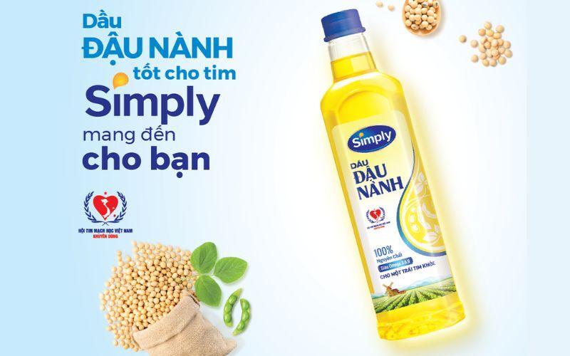 Dầu ăn Simply Đậu nành 1L