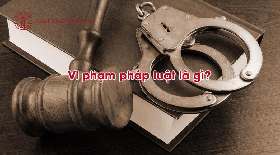 Vi phạm pháp luật là gì? Các dấu hiệu của vi phạm pháp luật