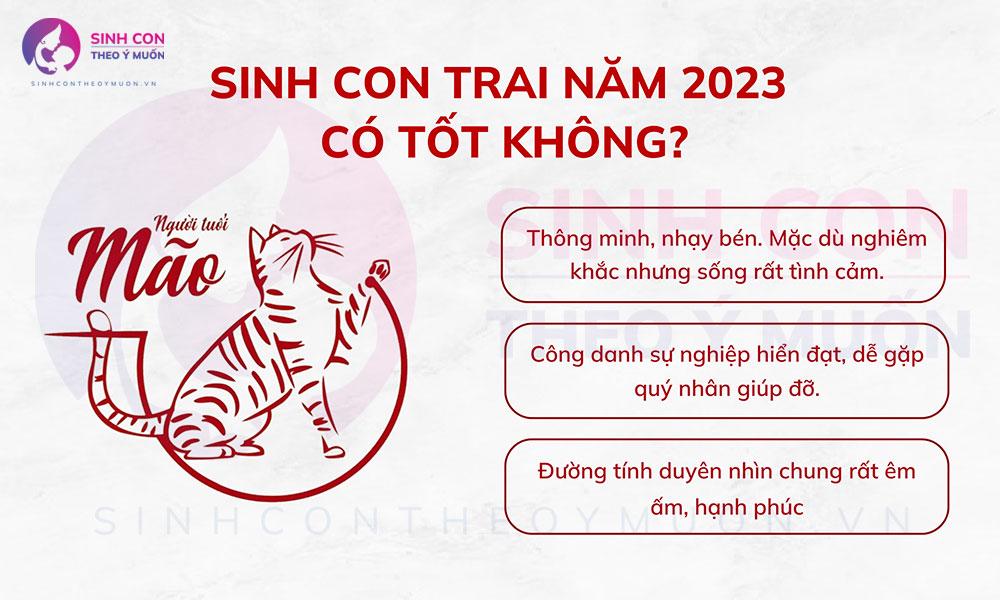 Sinh con trai năm 2023 tháng nào tốt và hợp tuổi bố mẹ?