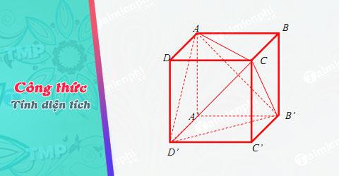 Công thức tính diện tích hình lập phương