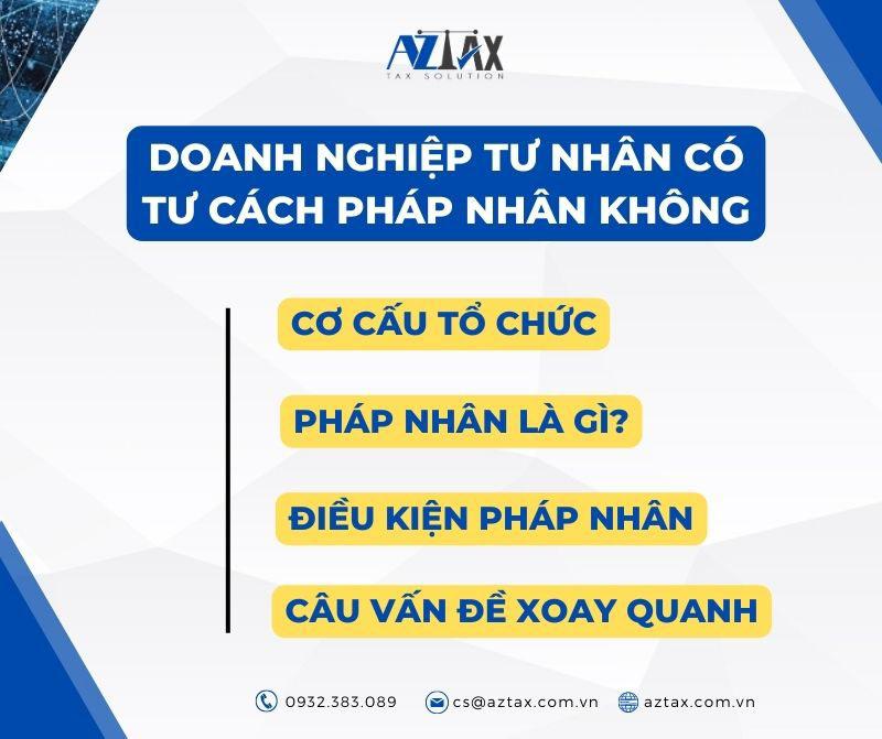 Doanh nghiệp tư nhân có tư cách pháp nhân không?