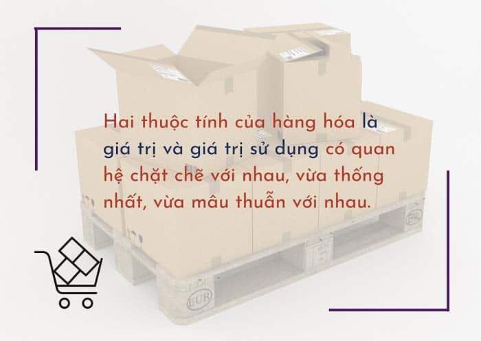 Hàng hóa có hai thuộc tính là gì? Có những loại thuộc tính nào?