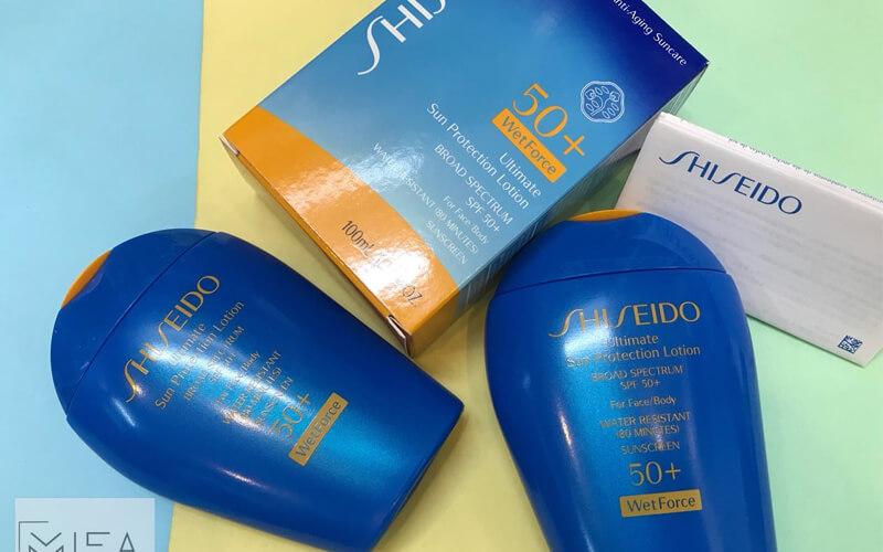 Kem chống nắng Shiseido là vật lý hay hóa học?