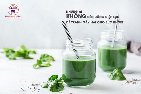 Chất diệp lục là gì? Những ai không nên uống diệp lục?