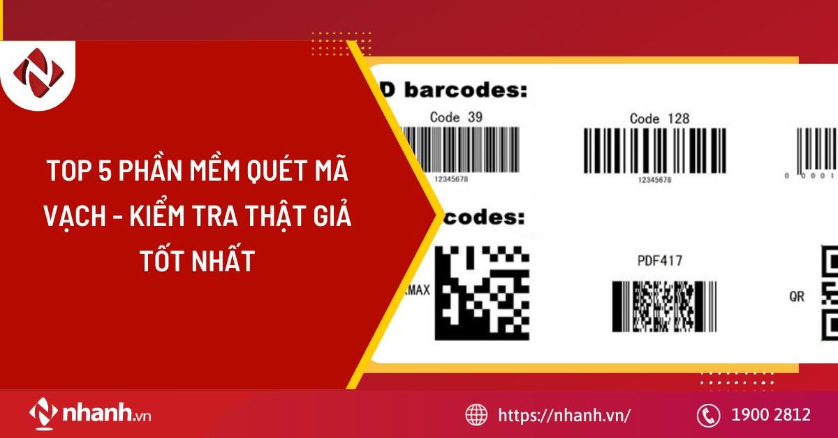 Top 5 phần mềm quét mã vạch - Kiểm tra thật giả tốt nhất năm 2024