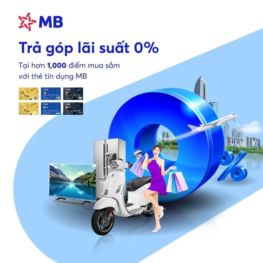 Thẻ tín dụng MB có trả góp được không?