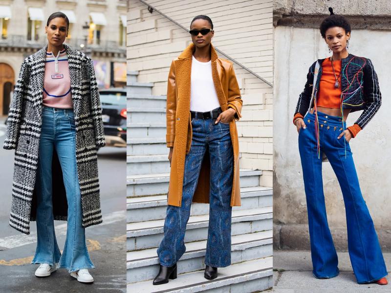 Top 10 gợi ý cách phối đồ với quần jean ống rộng như các fashionista